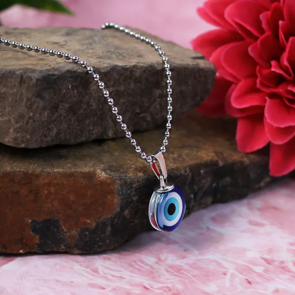 Silver_Evil_Eye_Protection_With_Stainless_Steel_Chain_Pendant_Necklace
