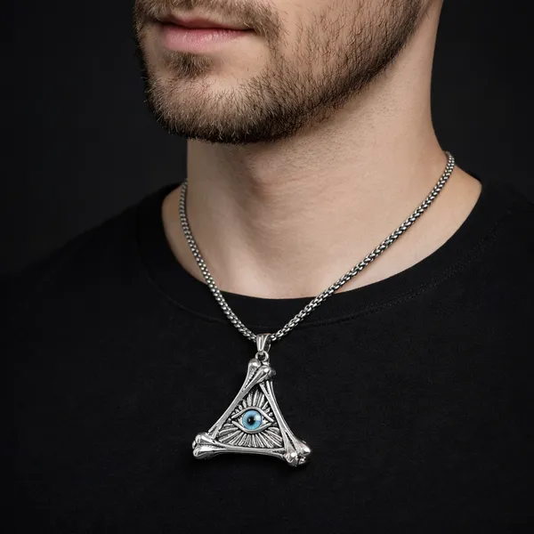 Stylish_Evil_Eye_Triangle_Pendant_Necklace_for_Men_&_Women