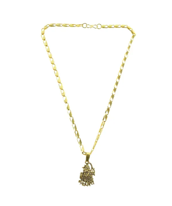 Gold_Mahakal_Toned_With_Chain_Pendant_Necklace