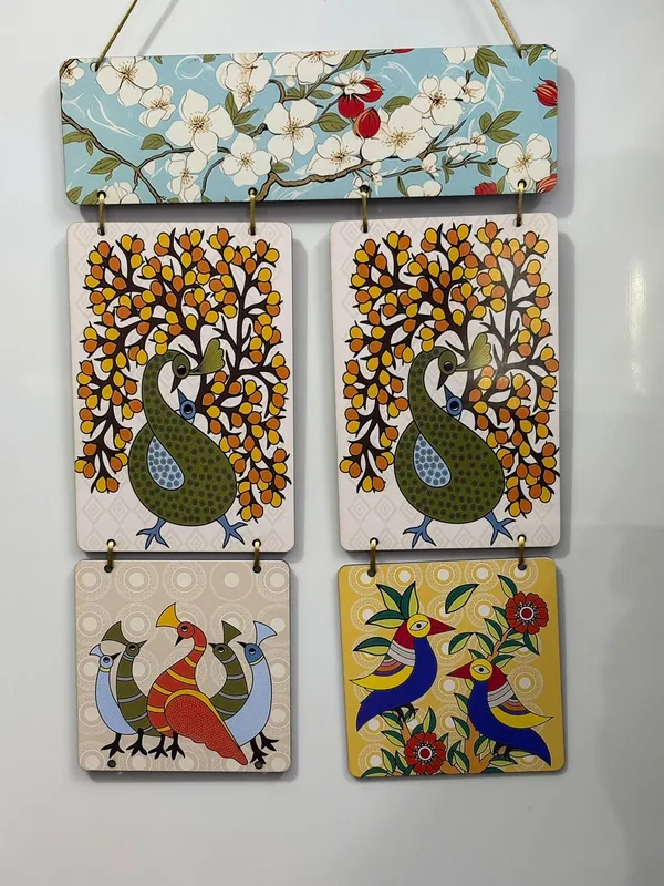 Multicolour_MDF_Sheet_Peacock_Wooden_Wall_Hanging_For_Home_And_Decor