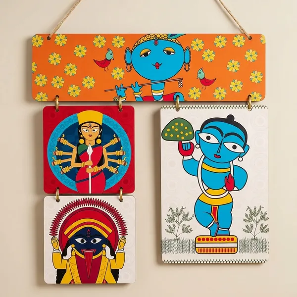 Multicolour_MDF_Sheet_Indian_Folk_Art_Wooden_Wall_Hanging_For_Home_And_Decor