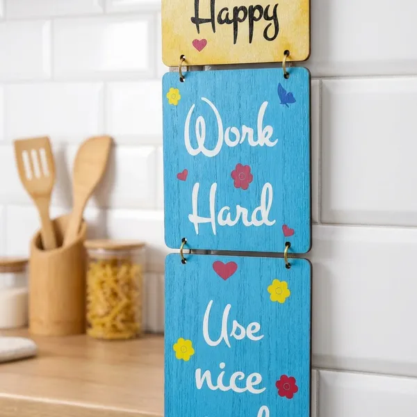 Multicolour_MDF_Sheet_Family_Rules_Wooden_Wall_Hanging_For_Home_And_Decor
