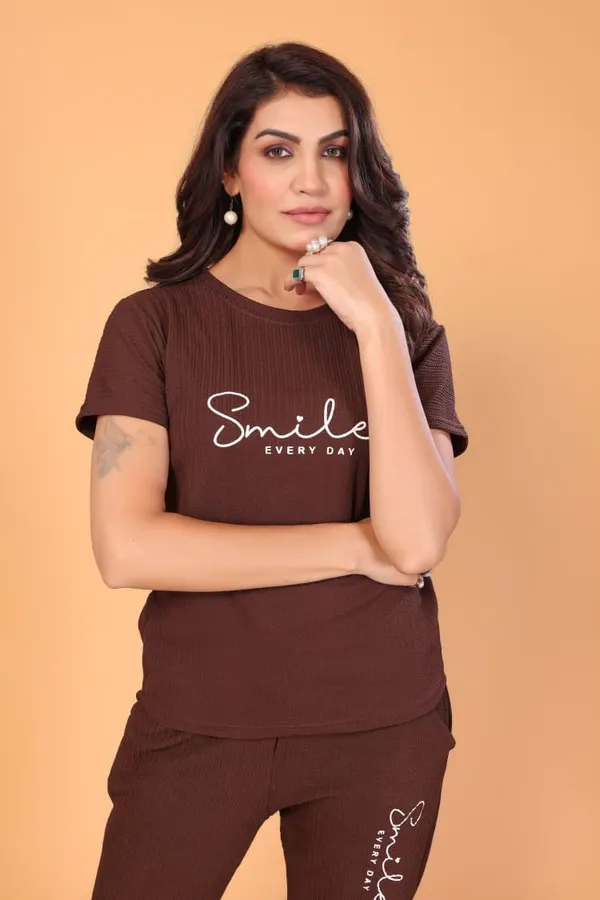 Brown_Cotton_Co-Ord_Set_For_Women