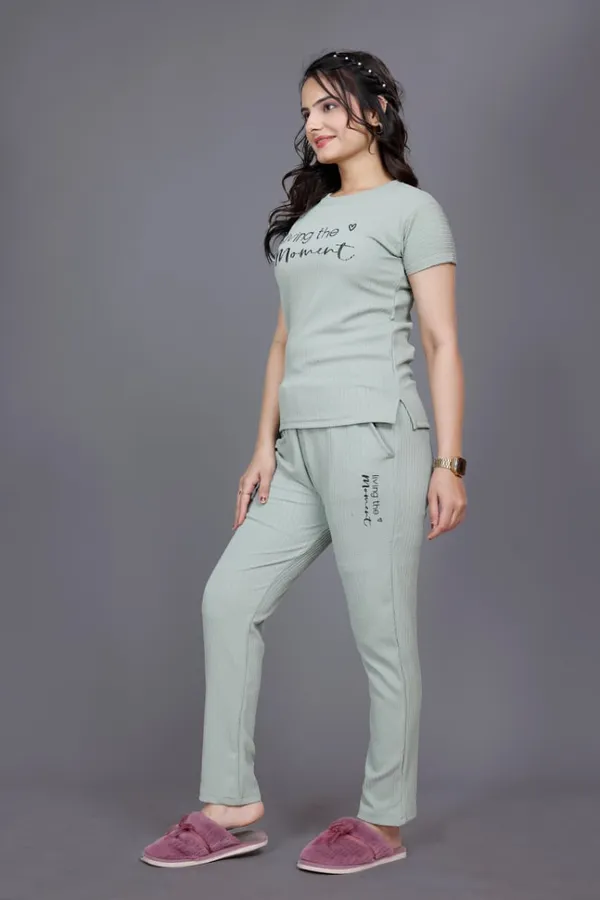 Mint_Green_Cotton_Sleepwear_Set_For_Women