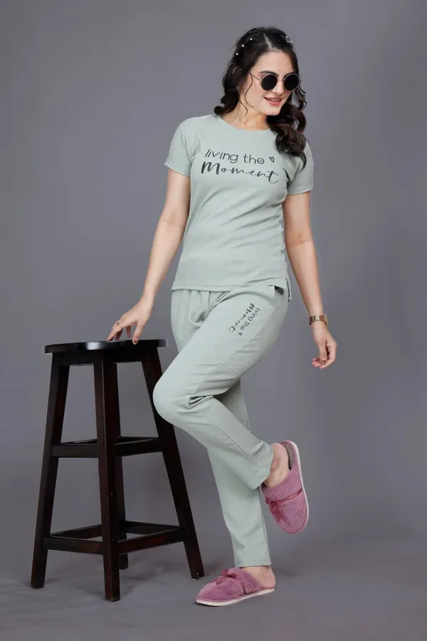 Mint_Green_Cotton_Sleepwear_Set_For_Women