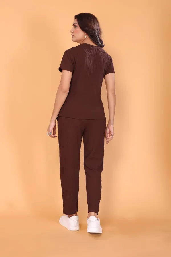 Brown_Cotton_Co-Ord_Set_For_Women