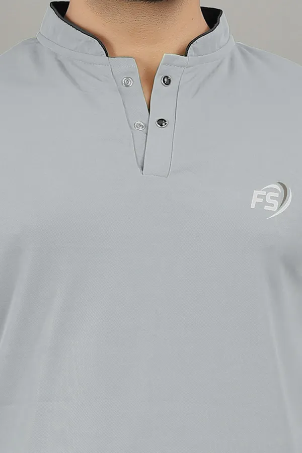 Grey_Cotton_Blend_T-Shirt_For_Men