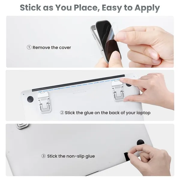 Silver_Portable_Invisible_Laptop_Riser_Stand_2_Mini_Self-Adhesive_Alloy_Metal_Folding_Desk_Stand,_Lightweight_Laptop_Desk_Feet_For_Macbook,_Lenovo,_Hp,_Dell,_Laptops_&_Tablets,_2Pc