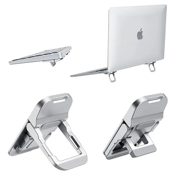 Silver_Portable_Invisible_Laptop_Riser_Stand_2_Mini_Self-Adhesive_Alloy_Metal_Folding_Desk_Stand,_Lightweight_Laptop_Desk_Feet_For_Macbook,_Lenovo,_Hp,_Dell,_Laptops_&_Tablets,_2Pc