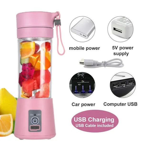 Pink_Usb_Mini_Juicer