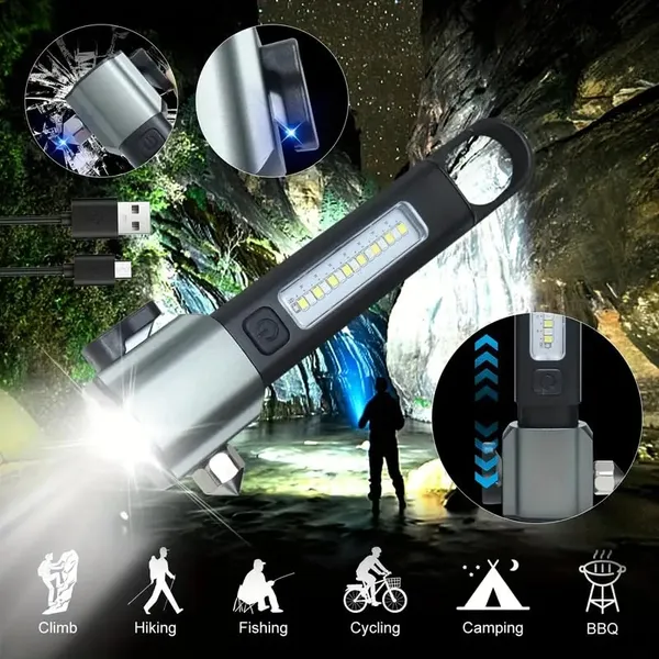 3_In_1_Multifunction_Led_Torch_Light_Rechargeable,_Rescue_Emergency_Flashlight_With_Car_Seat_Belt_Cutter_&_Glass_Breaker,_Bright_Zoomable_Torch_Light_For_Trekking,_Camping_(Black)