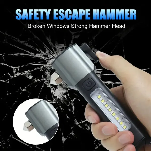 3_In_1_Multifunction_Led_Torch_Light_Rechargeable,_Rescue_Emergency_Flashlight_With_Car_Seat_Belt_Cutter_&_Glass_Breaker,_Bright_Zoomable_Torch_Light_For_Trekking,_Camping_(Black)