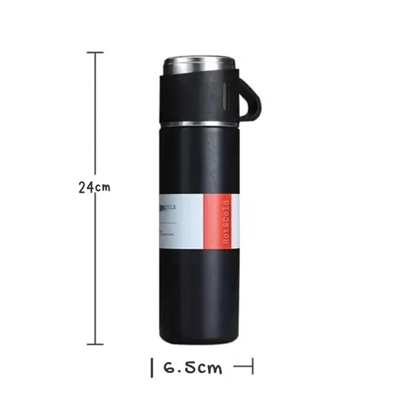 Multicolour_Stainless_Steel_Vacuum_Bottle_Set_With_2_Mugs_500_Ml_-_Insulated_Flask_Gift_Set