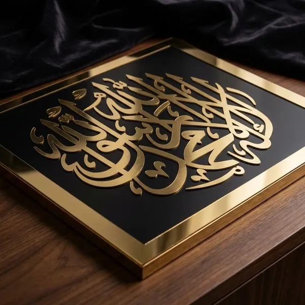 Golden_And_Black_Metal_Wall_Decor_For_Wall_Decor