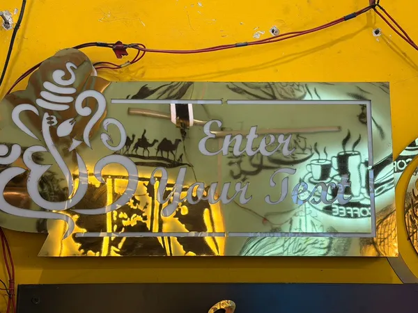 Golden_And_White_Steel_Name_Plate_For_Home_Entrance