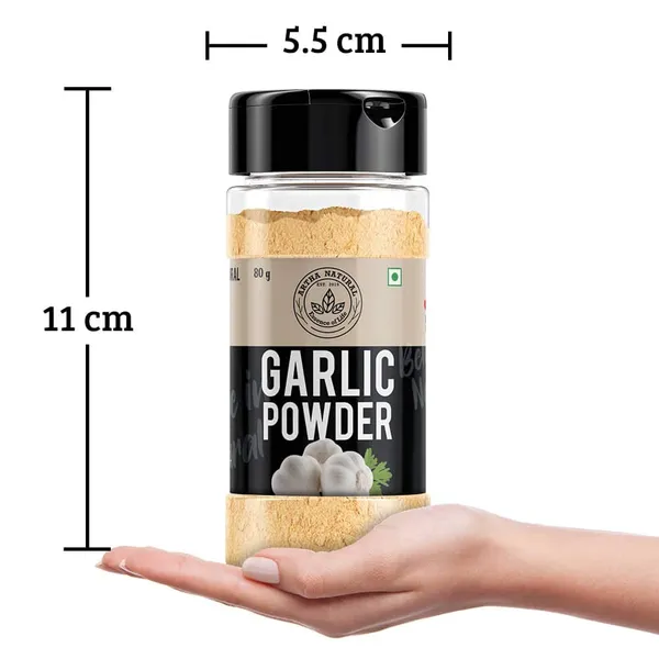Garlic_Powder_Shaker_Jar_For_Cooking_Baking_160G_Best_Spice_Dehydrated