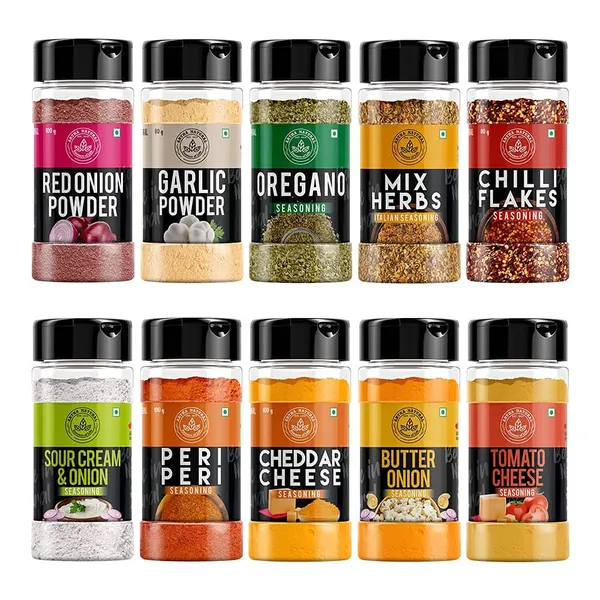 All_In_One_Herbs_And_Seasoning_Onion_Powder_Garlic_Powder_Oregano_Chilli_Flakes_Mix_Herb_Cheddar_Cheese_Peri_Peri_Cheese_Tomato_Butter_Onion_Cream_Onion_10_In_1_Combo_925G