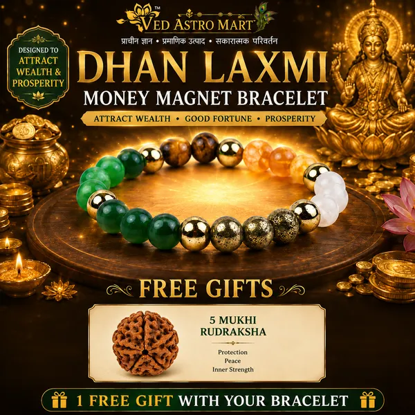 Original_LAB_Certified_Dhan_Laxmi_Money_Magnet_Bracelet_+__FREE_5_Mukhi_Rudraksha
