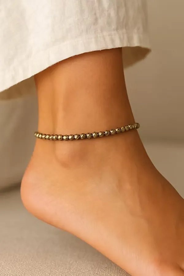Premium_Raw_Pyrite_Anklet_with_3_Free_Gifts_–_Pyrite_Stone,_Selenite_Plate_&_5_Mukhi_Rudraksha