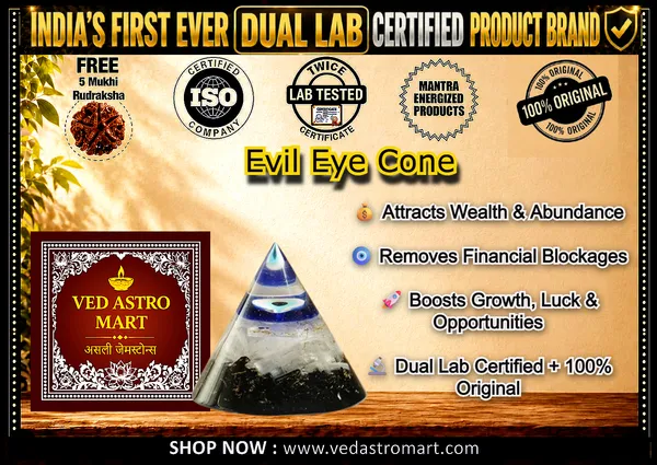 Evil_Eye_Money_Magnet_Cone_(_Dual_Lab_Certified_+_Free_5_Mukhi_Rudraksha_)