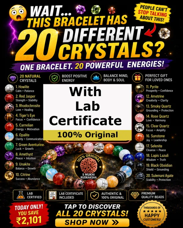 Original_20_Crystal_Energy_Collection_Bracelet-_With_Lab_Certificate_&_FREE_5_Mukhi_Rudraksha