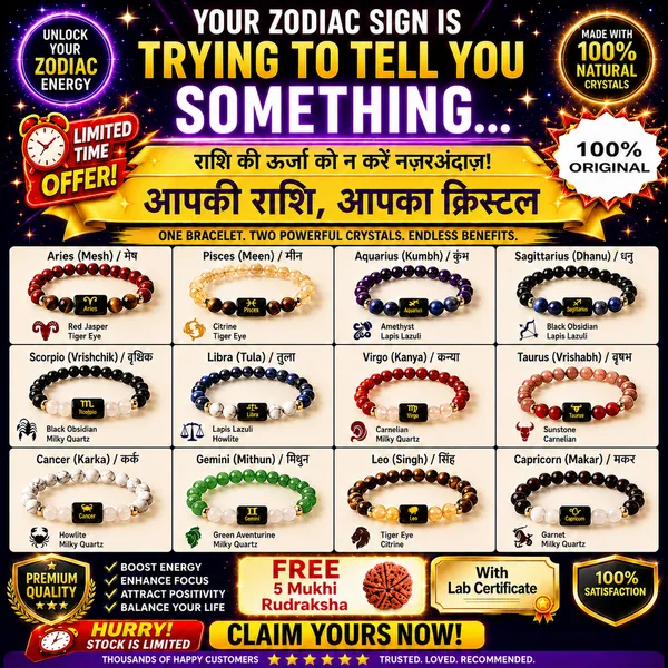 Original_Lab_Certified_Zodiac_Rashi_राशि_Bracelet_+__(FREE_5_Mukhi_Rudraksha)_