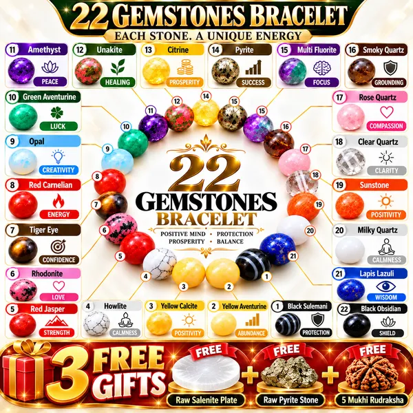 Original_Lab_Certified-__22_GEMSTONES_BRACELET_+_3_Free_Gift