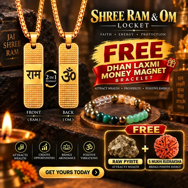 Shree_Ram_&_Om_2-in-1_Locket_with_Free_Dhan_Laxmi_Money_Magnet_Bracelet_+_Free_5_Mukhi_Rudraksha_+_Free_Raw_Pyrite