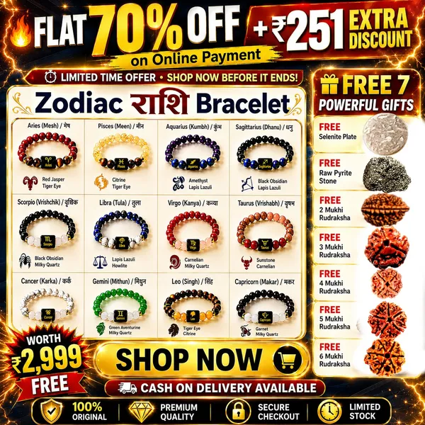 Original_Lab_Certified_Zodiac_Rashi_राशि_Bracelet_+_7_Gifts