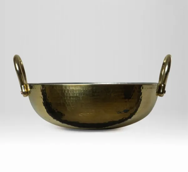 Hammered_Brass_Kadai_With_Handles_(Inside_TIN_Kalai_coating)