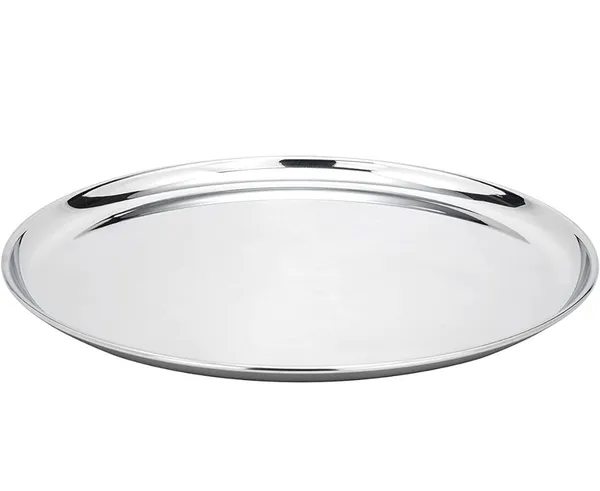 Stainless_Steel_Round_Dinner_Plates_(Pack_Of_6_plates)