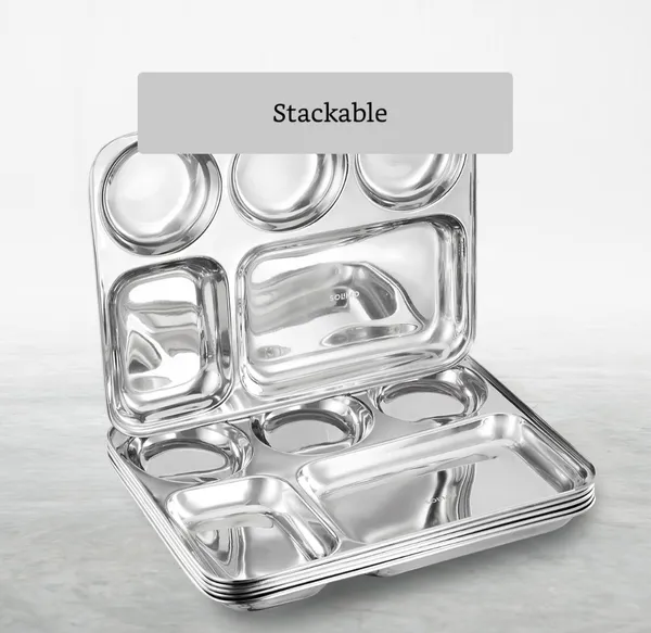 5_Partition_Stainless_Steel_Thali_(Set_of_6_Thali)