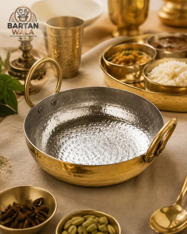 Hammered_Brass_Kadai_With_Handles_(Inside_TIN_Kalai_coating)