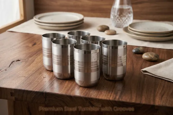 CLASSIC_Round_Bottom-Stainless_Steel_Tumblers_Set_of_6_-_Drinking_Glasses