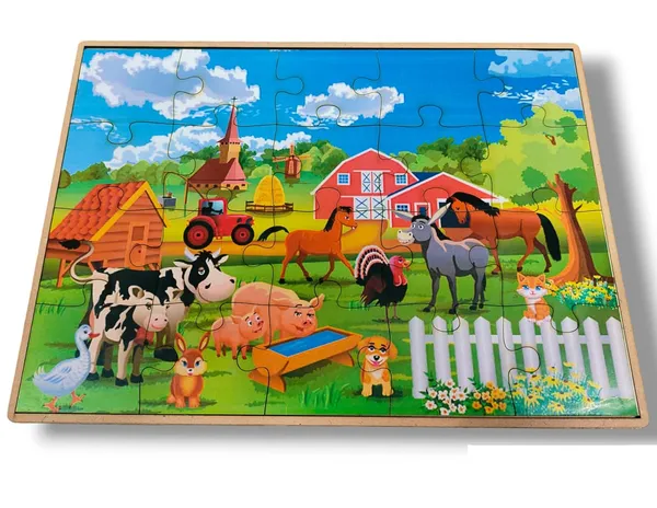 Wooden_Animal_Jigsaw_Puzzle_Board_For_Kids_Domestic_Animals