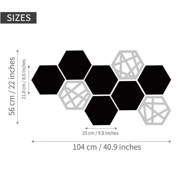 9Pcs_Mid_Century_Modern_Acrylic_Black_Wall_Art_No_Real_Mirror_Bohemian_Aesthetic_Hexagon_Wall_Panels_For_Bedroom_Living_Room_Decor