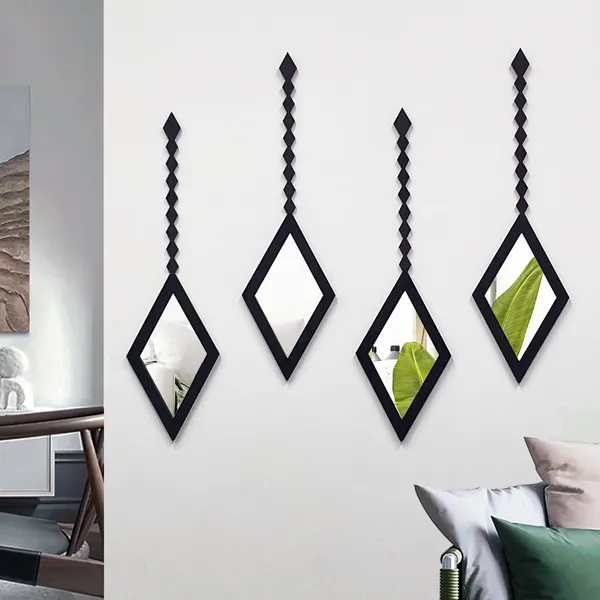 4Pcs_Mid_Century_Modern_Acrylic_Black_Wall_Art_Bohemian_Aesthetic_Wall_Panels_For_Bedroom_Living_Room_Decor_Not_A_Real_Mirror_Diamond_Earrings_Design