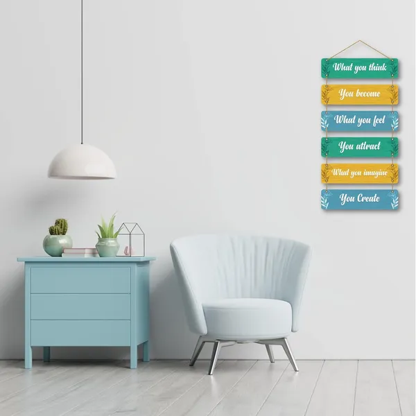 The_Earthy_House_Room_Decor_Wall_Hanging_Bedroom_Living_Room_Home_Decor_Inspirational_Quotes_What_You_Think_Set_Of_6