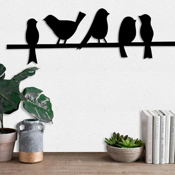 Bird_Mdf_Wall_Plaque_Wall_Sign_For_Home_Decoration_Ready_To_Hang_Wall_Decormdf_Cutout_For_Gift_Office_Bedroom_6Mm_Thickness_Black_6_X_18_Inch