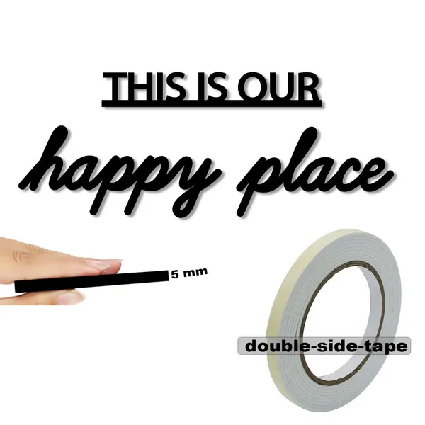 This_Is_Our_Happy_Place_Mdf_Plaque_Painted_Cutout_For_Wall_D_Cor_Ready_To_Hang_Home_D_Cor_Wooden_Modern_Wall_Art_For_Office_Decoration_Signs_With_Double_Sided_Tape_Black_4_1X13_Inches