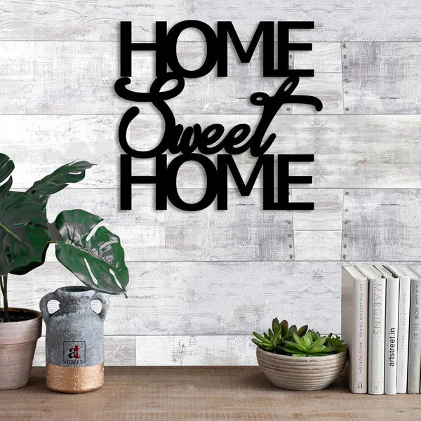 Home_Sweet_Home_Mdf_Plaque_Painted_Cutout_Ready_To_Hanging_D_Cor_Wall_Decor_For_Decoration_Gift_6_Mm_Thickness_Black_Size_9_2_X_10_Inches