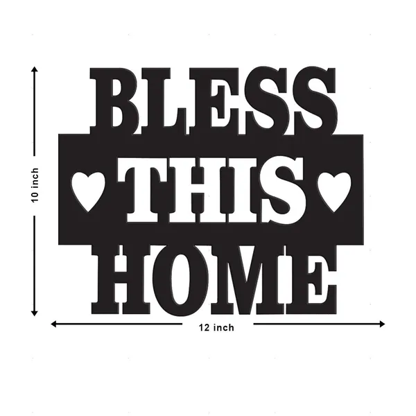 Bless_This_Home_Mdf_Plaque_Painted_Cutout_Ready_To_Hang_Home_D_Cor_Wall_Art