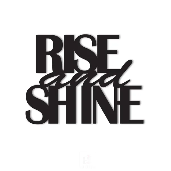 Mdf_Plaque_Rise_And_Shine_Quote_Painted_Cutout_Ready_To_Hang_Home_D_Cor_Wall_Art_Decor_Size_6_9_X_9_Inch