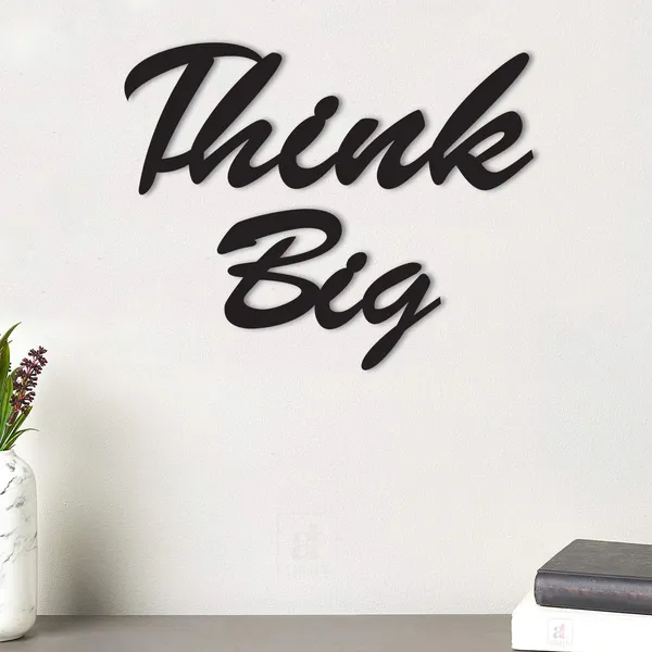 Think_Big_Mdf_Plaque_Painted_Cutout_Ready_To_Hang_Home_D_Cor_Wall_D_Cor_Wall_Art_Decorative_Mdf_Plaque_For_Home_Wall_Decoration_Size_7_2_X_9_Inches