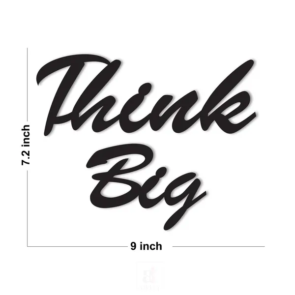 Think_Big_Mdf_Plaque_Painted_Cutout_Ready_To_Hang_Home_D_Cor_Wall_D_Cor_Wall_Art_Decorative_Mdf_Plaque_For_Home_Wall_Decoration_Size_7_2_X_9_Inches