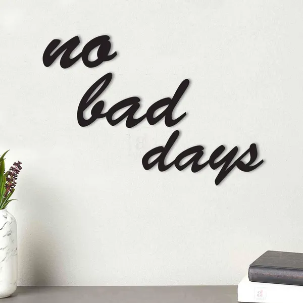 No_Bad_Days_Mdf_Plaque_Painted_Cutout_Ready_To_Hang_Home_D_Cor_Wall_D_Cor_Wall_Art_Decorative_Mdf_Plaque_For_Home_Wall_Decoration_Size_9_2_X_13_5_Inches