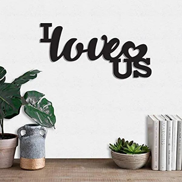 Mdf_Plaque_Painted_Cutout_Ready_To_Hang_Home_D_Cor_Wall_Art_I_Love_Us_Black_7_7_X_16_Inch'S_Asmdf17252_N