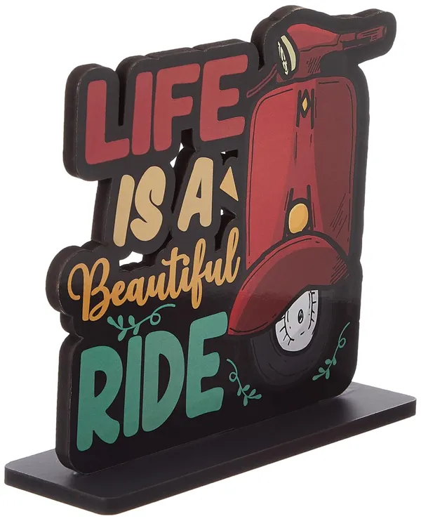 Wooden_Study_Office_Home_Decor_Showpiece_Life_Is_A_Beautiful_Ride_15_X_15_Cm