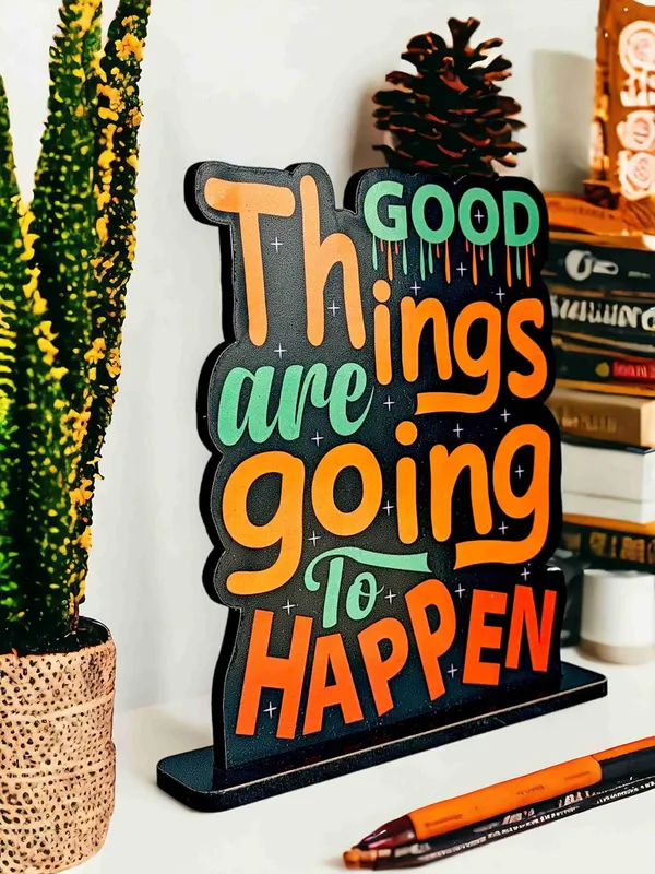 Wooden_Idols_Figurine_Good_Things_Are_Going_To_Happen_Motivational_Quote_Table_Decor_For_Office_Desk_Home_Decor_Item_Living_Room_Bedroom_Modern_Art_Wood_Showpieces_Decorative_Gift_14Cm_15Cm