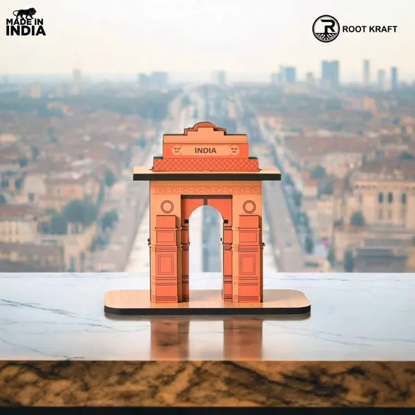 India_Gate_Wooden_Desk_Organizer_With_Test_Tube_Planter_Pen_Stand_Visiting_Card_Holder_Table_Top_Patriotic_Souvenir_Independence_Day_Gift